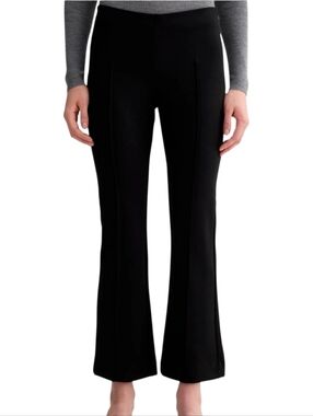 NWOT Everlane 58% Organic Cotton The Dream Kick Flare  Black Pants Size Small